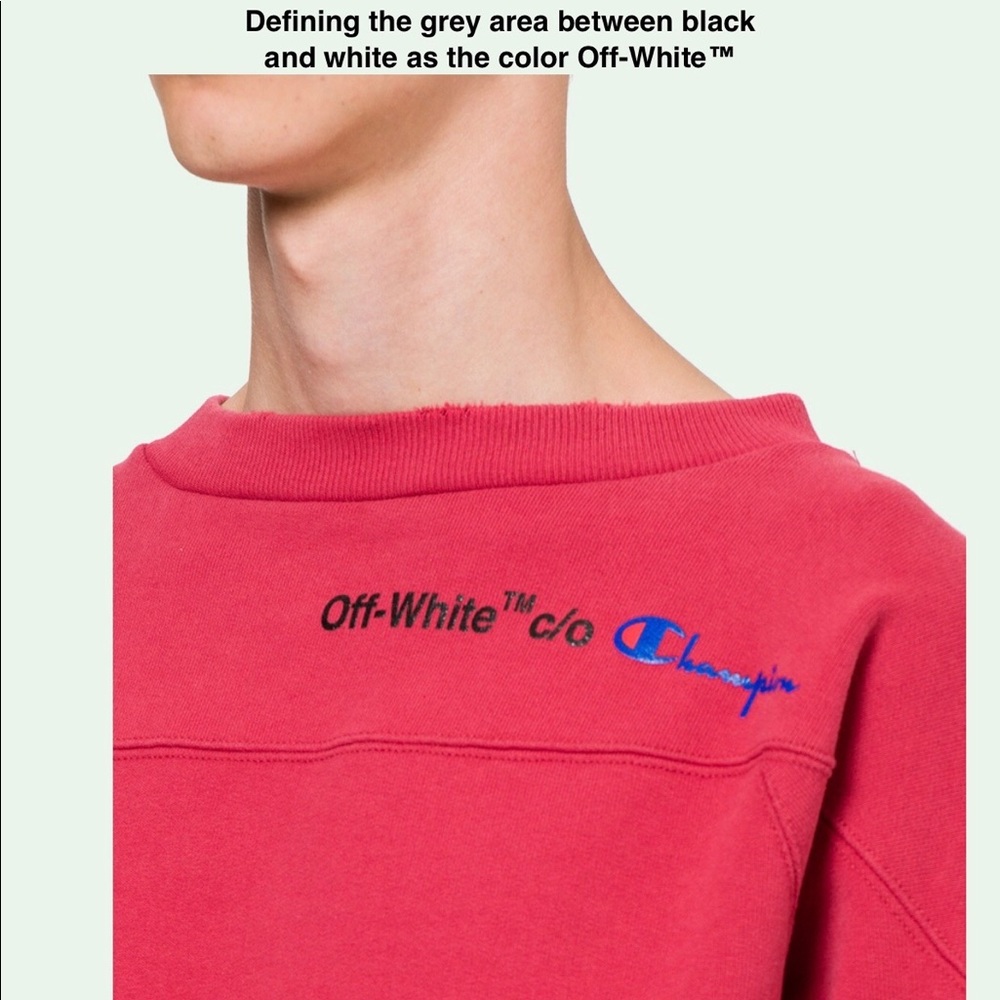 Off-White x Champion Crewneck sweatshirt